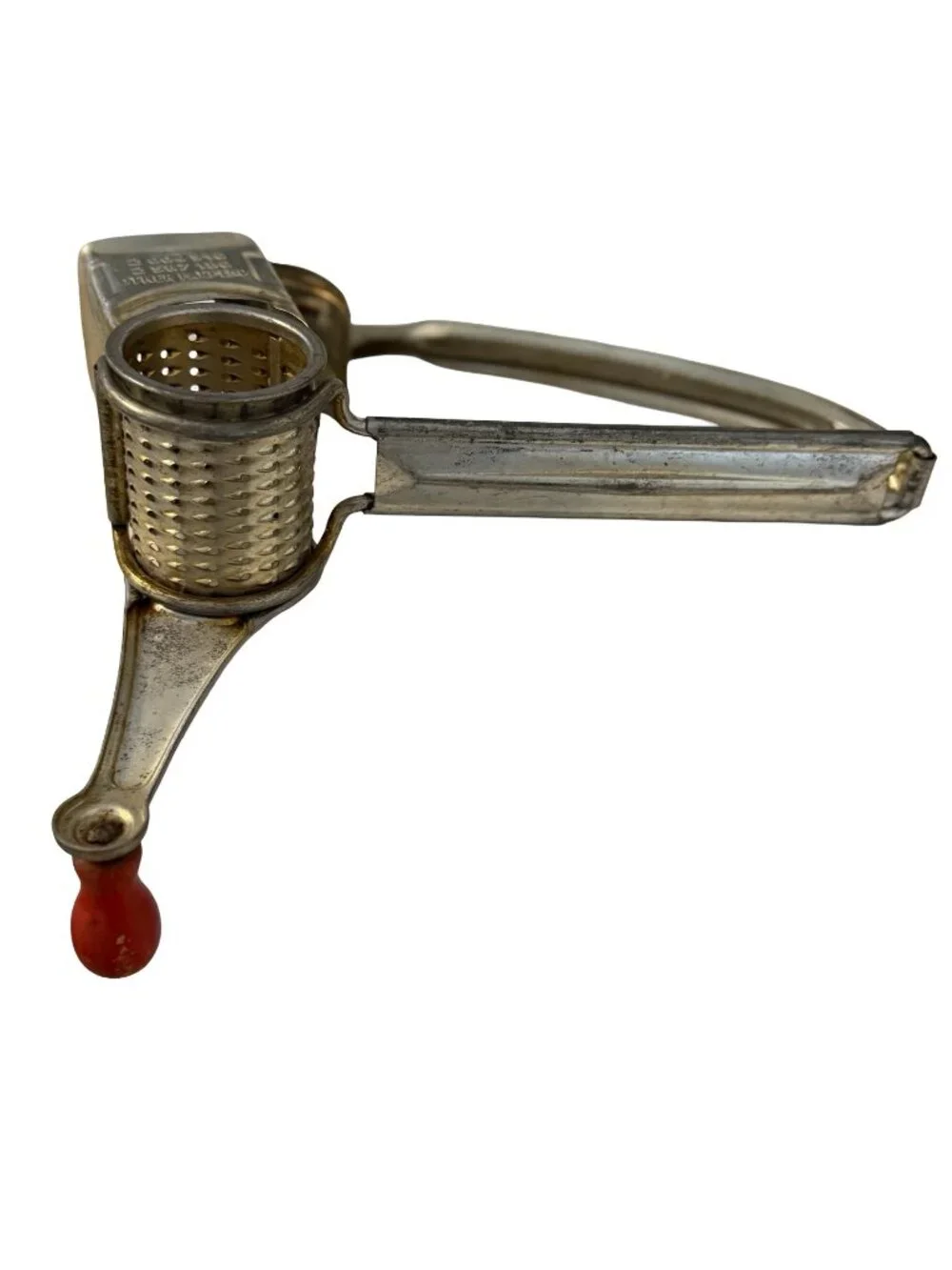 Vintage Mouli Grater Hand Crank Rotary Cheese Nut Grater Made in France